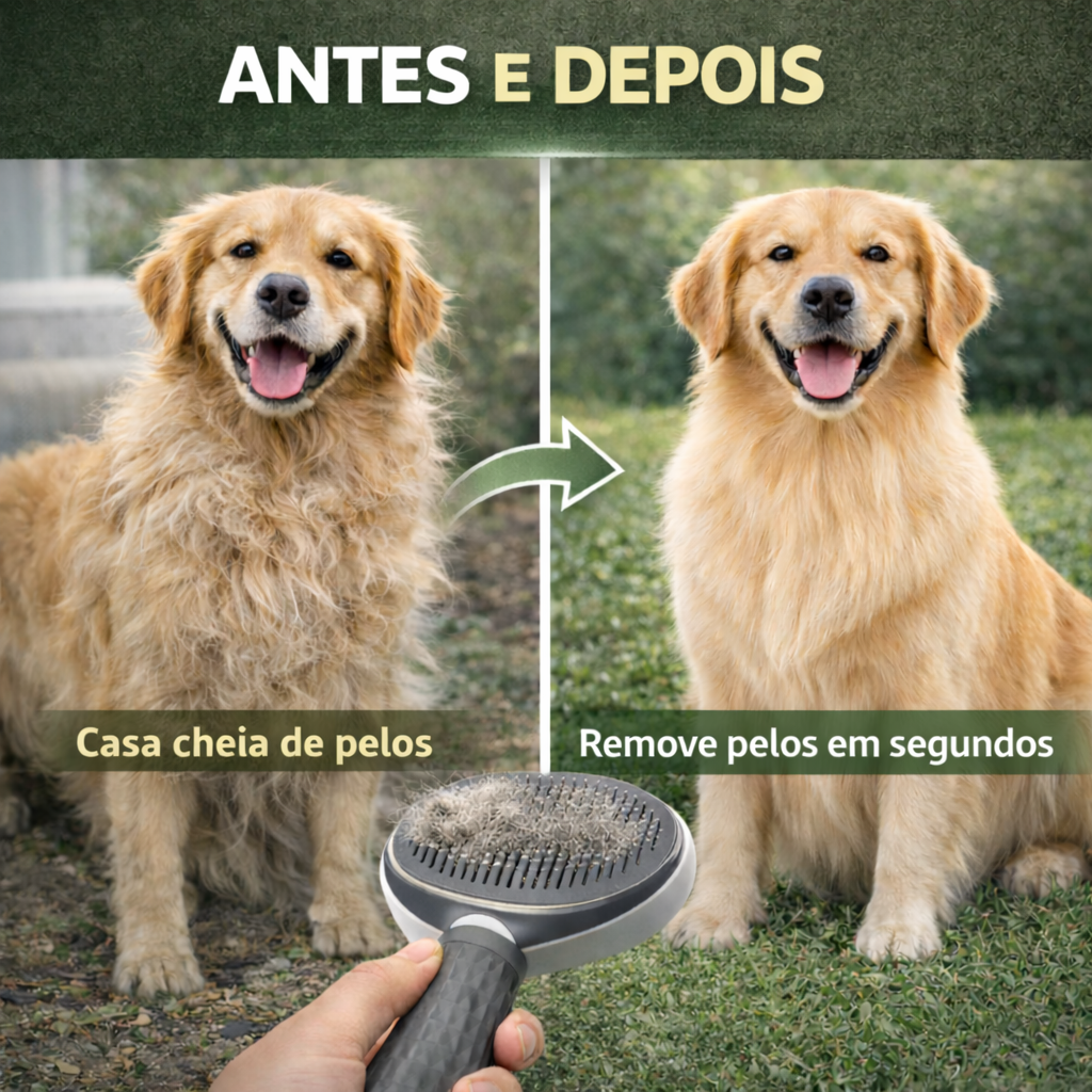 Elimine os pelos do seu pet em segundos