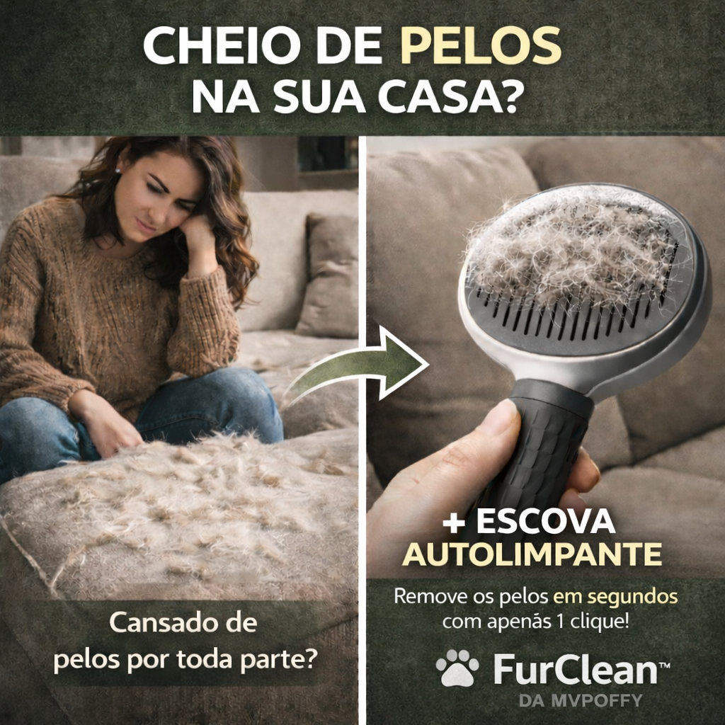 Elimine os pelos do seu pet em segundos