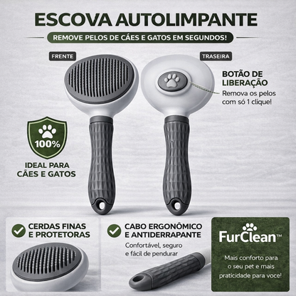 Elimine os pelos do seu pet em segundos